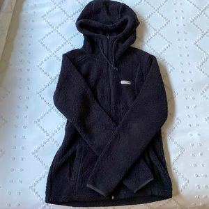 Billabong No Turning Back Zip Hooded Fleece Jacket, Black, Medium